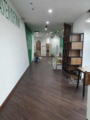 Công trình sàn nhựa cho văn phòng công ty Vietnam tea