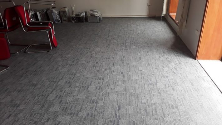 Công trình thi công sàn nhựa vân thảm Galaxy cho văn phòng