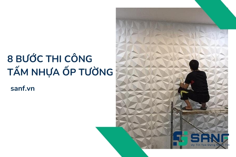 thi công tấm nhựa ốp tường